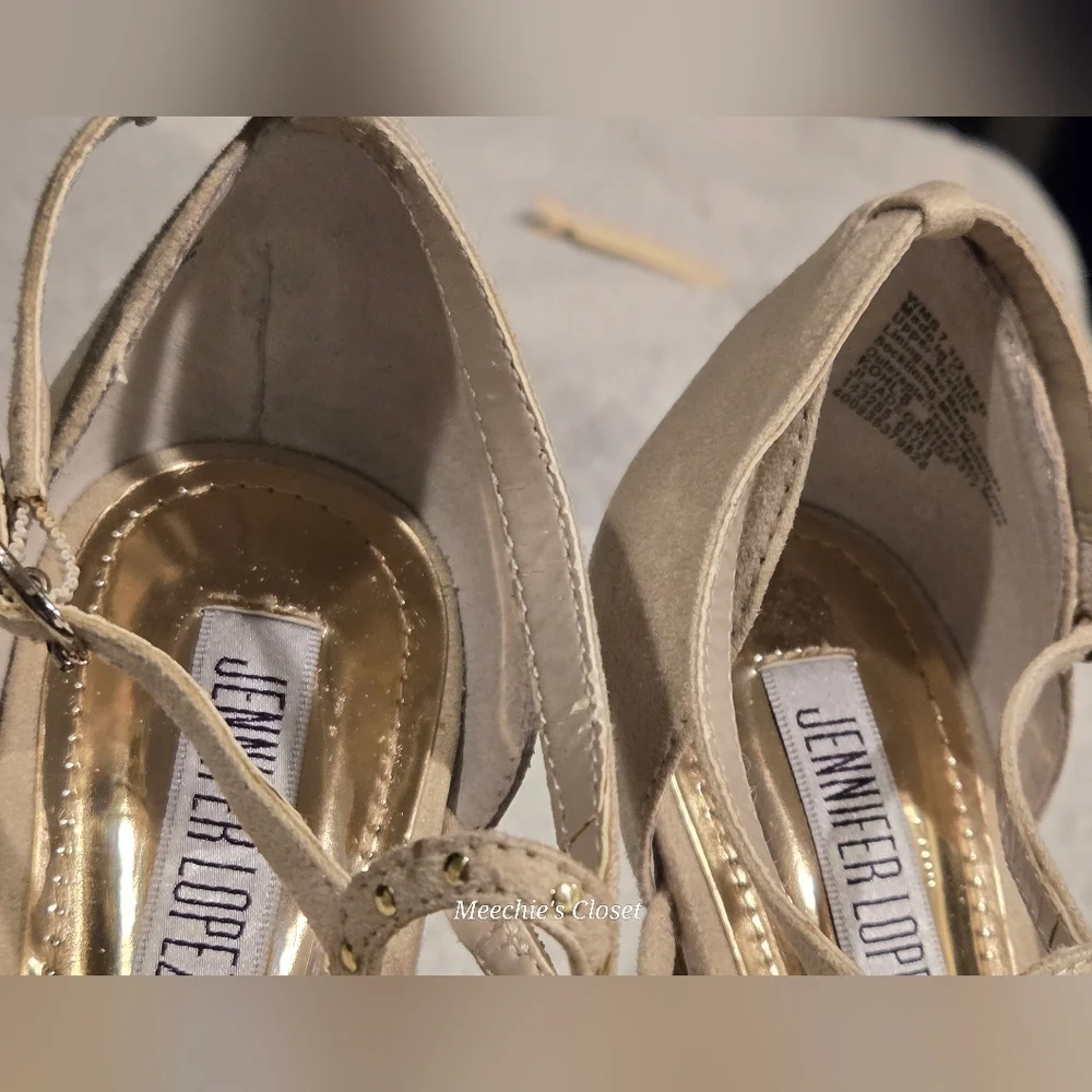Jennifer Lopez Platform Heels Size 7.5